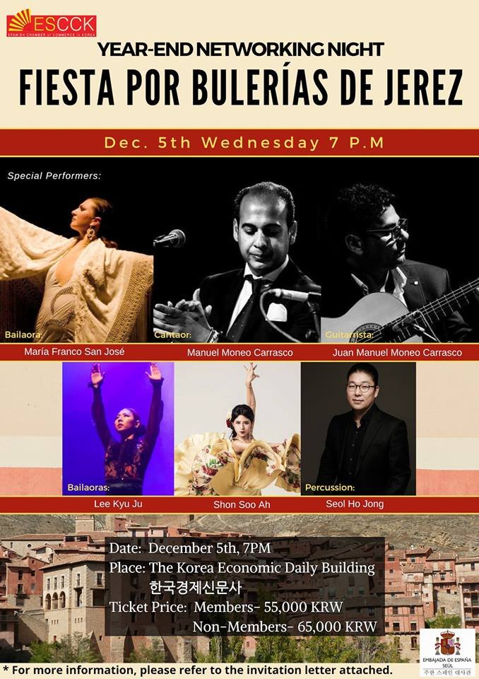 Best chance to enjoy Flamenco show in Seoul – ESCCK