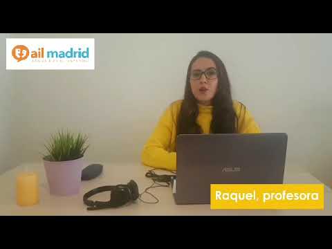 [AIL MADRID 마드리드 어학원] Raquel, profesora del aula virtual de AIL Madrid