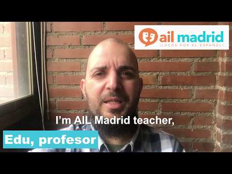 [AIL MADRID 마드리드 어학원] Edu, teacher of the virtual classroom at AIL Madrid
