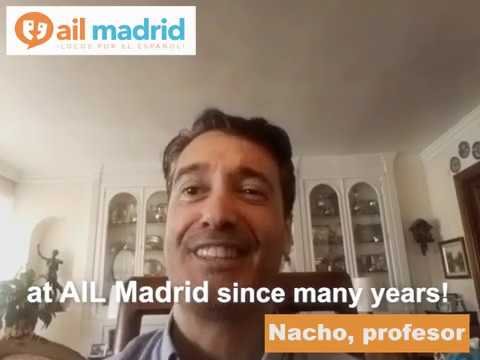 [AIL MADRID 마드리드 어학원] Nacho, teacher of the virtual classroom at AIL Madrid