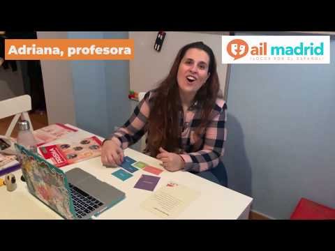 [AIL MADRID 마드리드 어학원] Adriana, teacher of the virtual classroom at AIL Madrid