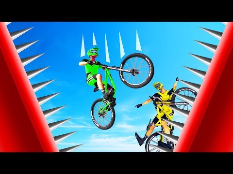 Jelly Dodge The Dangerous Spikes To Win Descenders Wipeout Spainagain Part 54 - roblox wipeout tycoon