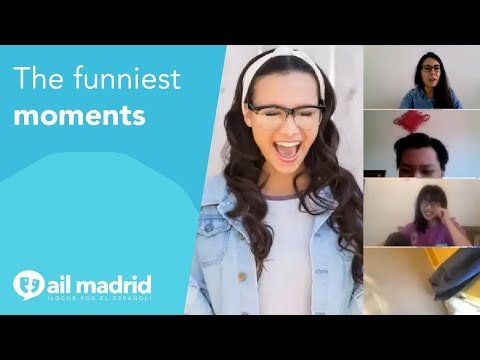 [AIL MADRID 마드리드 어학원] The funniest moments at AIL Madrid virtual classroom