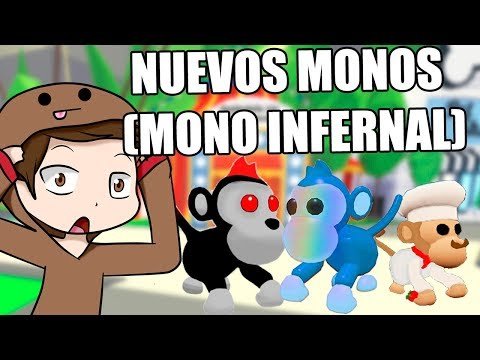 Chocoblox Nuevos Monos Secretos En Adopt Me Roblox Mono Infernal Spainagain Part 2 - me volvi millonario en roblox youtube