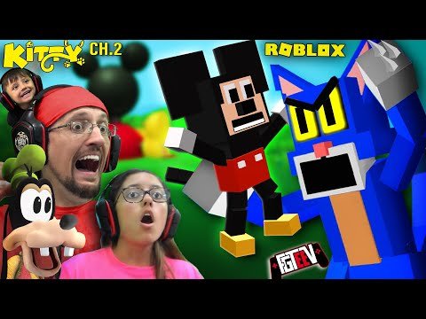 Fgteev Roblox Kitty Chapter 2 Escape Mickey S Clubhouse Fgteev Gameplay Spainagain - cat games roblox