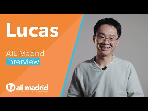 [AIL MADRID 마드리드 어학원] Lucas, a very creative Spanish student!