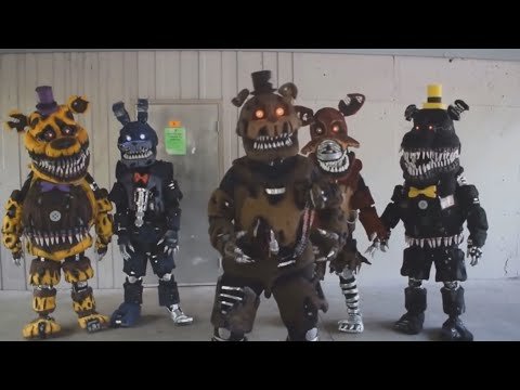 Five Nights At Freddy's In Real Life #FNAF 