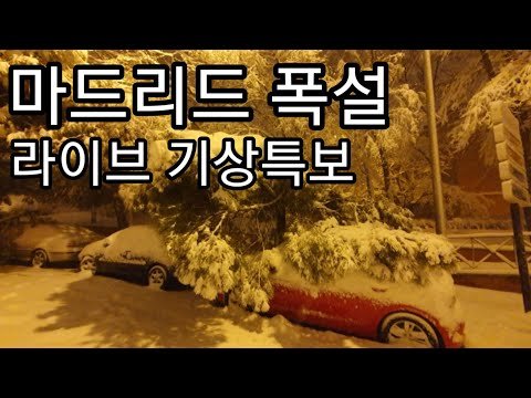 [고고스페인] #스페인폭설 특보