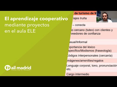 [AIL MADRID 마드리드 어학원] Webinario: El aprendizaje cooperativo mediante proyectos en el aula de ELE.