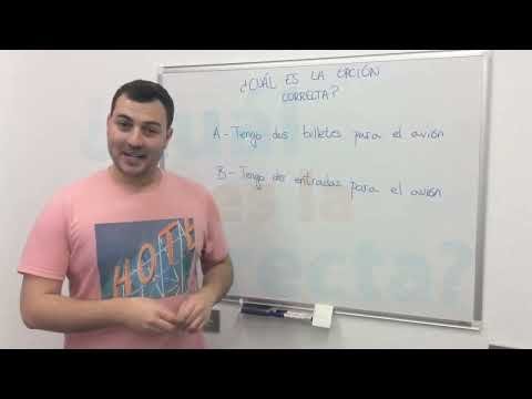 [AIL MADRID 마드리드 어학원] Quick Minute Spanish Lesson – ¿BILLETE O ENTRADA? – Aprende Español