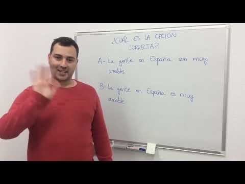 [AIL MADRID 마드리드 어학원] Quick Minute Spanish Lesson – ¿ES O SON? – Aprende Español